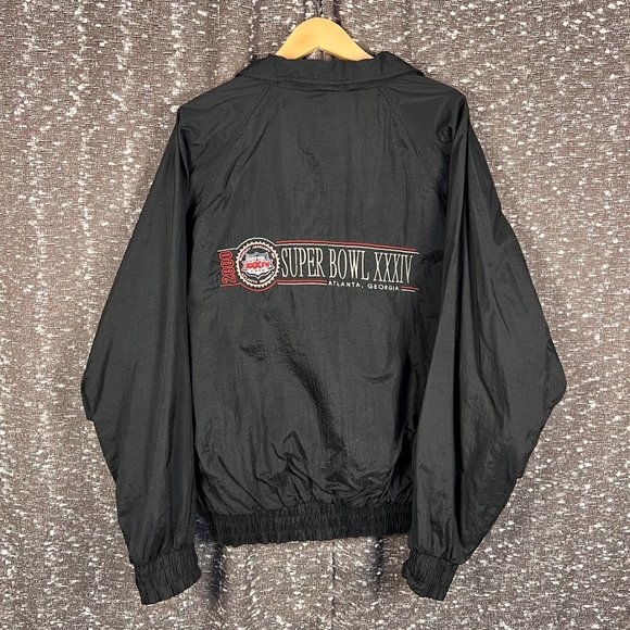 Vintage Tennessee‎ Titans 2000 Super Bowl Windbreaker Jacket AFC Champs NFL - Picture 1 of 8